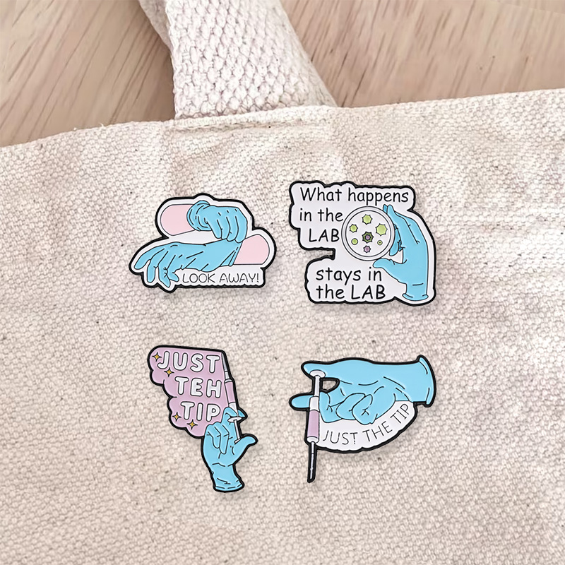 Medical Lab Jokes - Funny Medical Science Humor Quote Enamel
