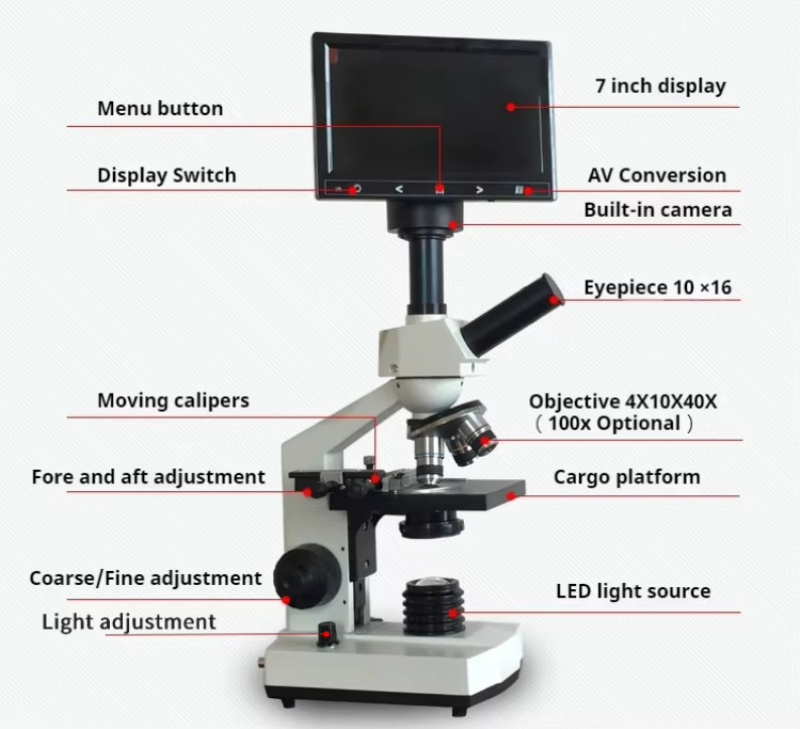 WEIAI 7 inches Digital Microsc - Digital Microscope recension och pris
