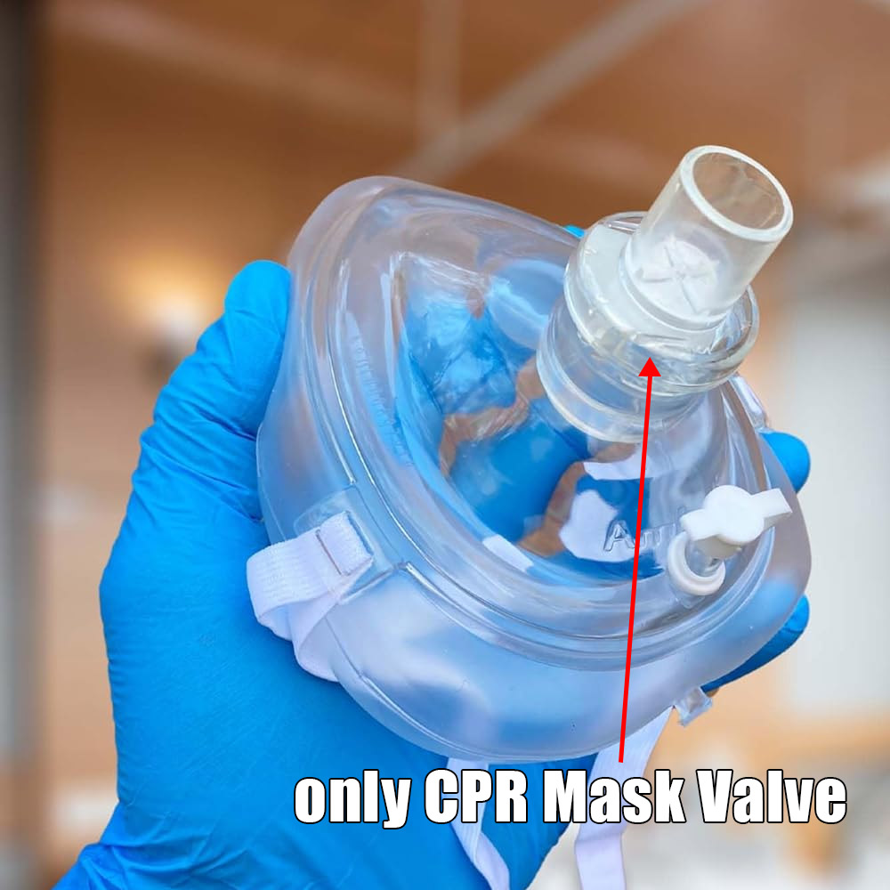 CPR Pocket Mask with One-way V - Oxygen Mask Non-Rebreather recension och pris