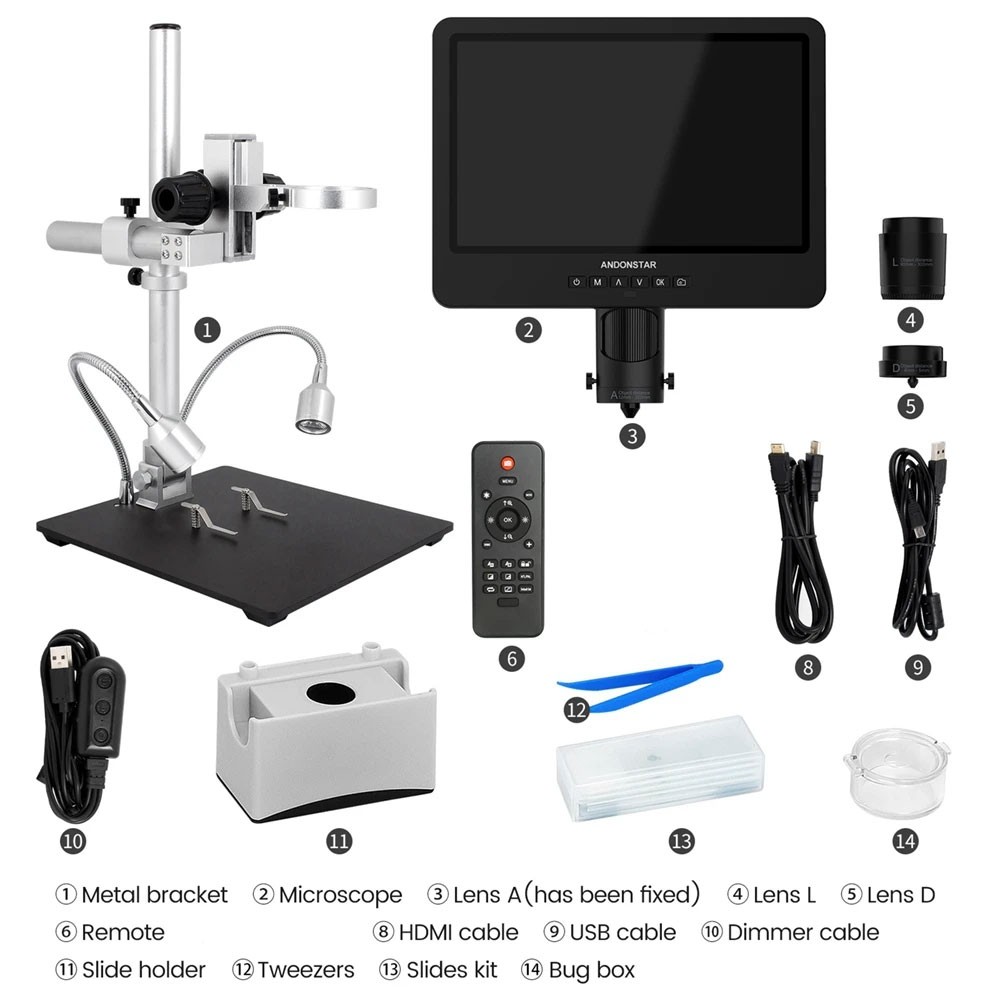 GOOD Andonstar AD249S-M Trinoc - Digital Microscope recension och pris