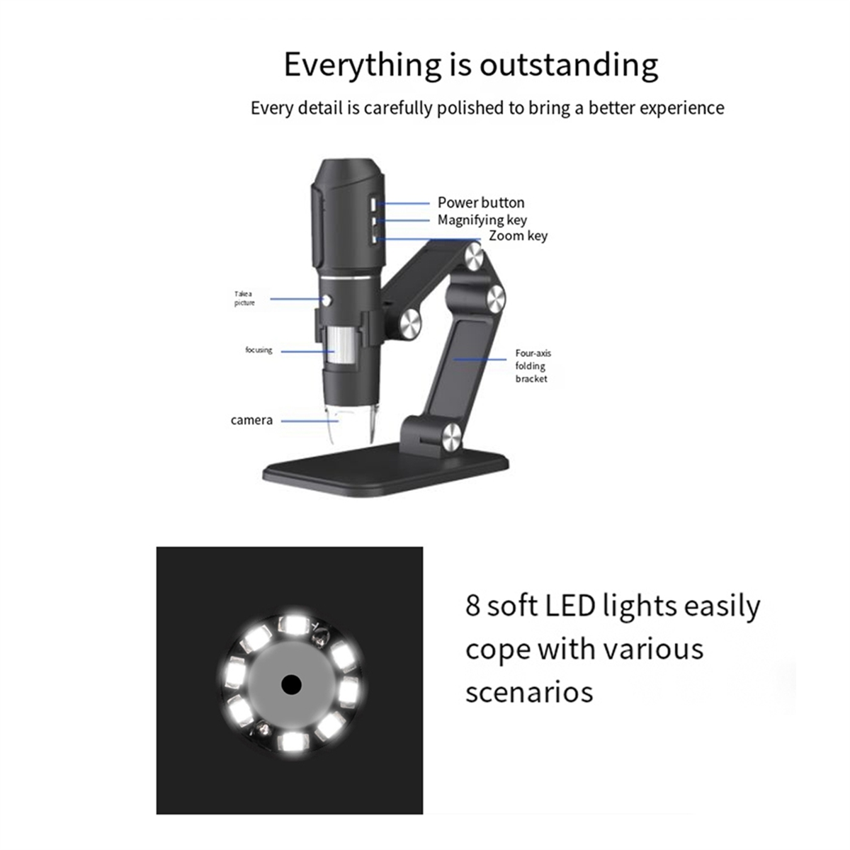 A06K Wireless Microscope,WiFi  - Digital Microscope recension och pris