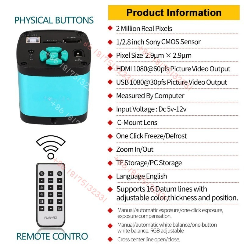 YIZHAN 4K 48MP HD Electronic D - Digital Microscope recension och pris